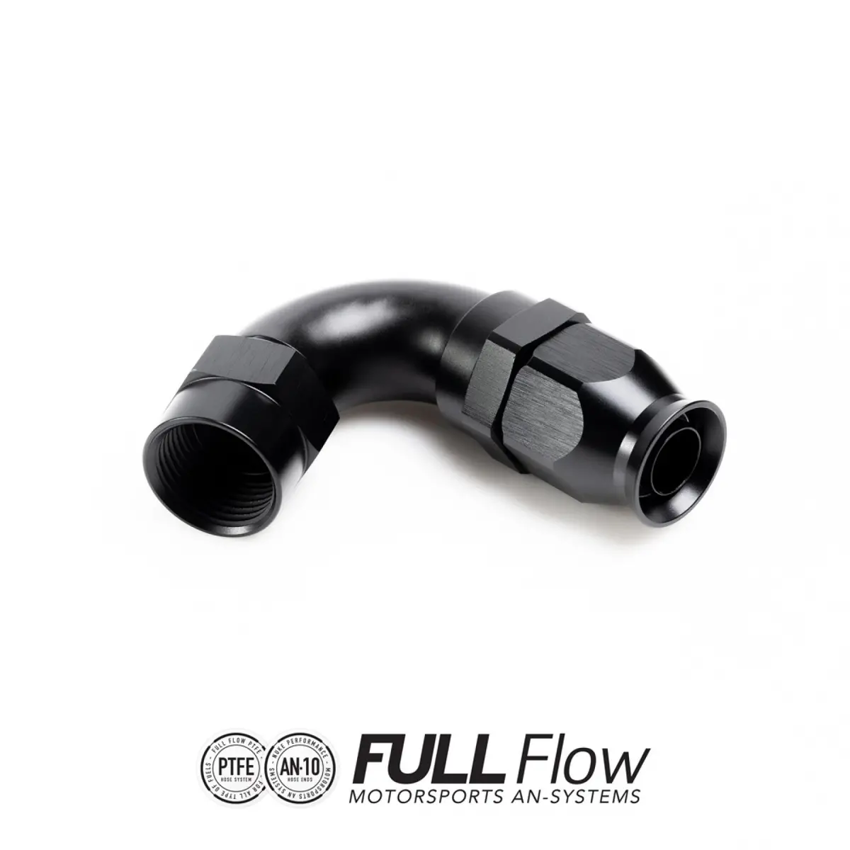Nuke Performance Full Flow Ptfe Hose End Fitting 120 Degree An-10 1