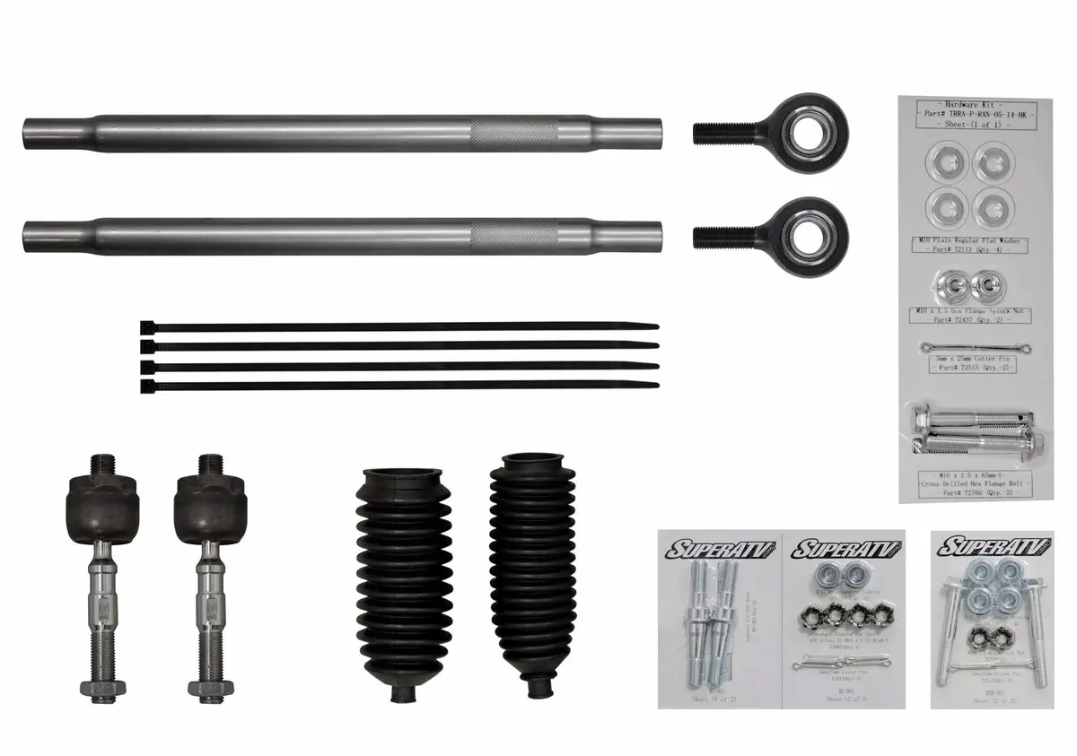 Superatv Polaris Rzr Rs1 Tie Rods - Heavy Duty 1