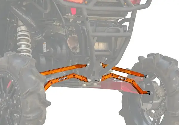 Superatv Polaris Rzr Xp Turbo High Clear Boxed Radius Arms 3