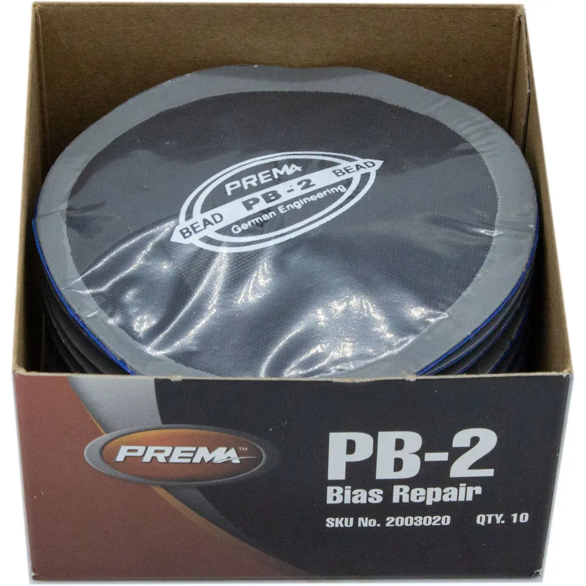 Prema Pb-2 Round Bias Tire Patch 3-1/4" 2 Ply Box Of 10 1