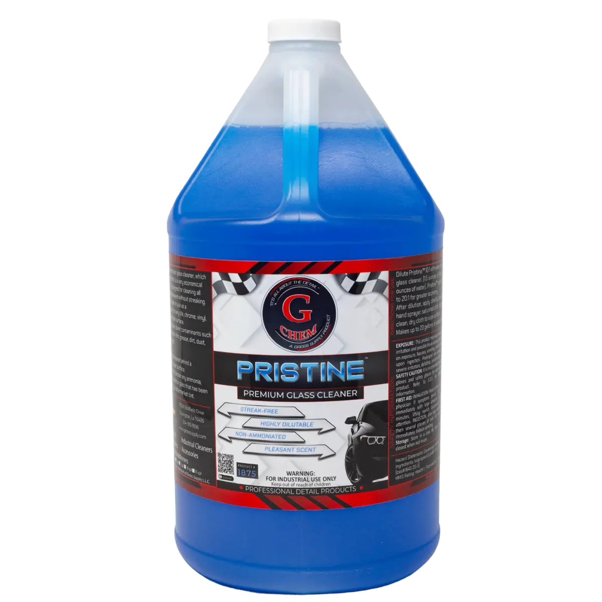 G-Chem® Pristine™ Concentrated Glass Cleaner 1