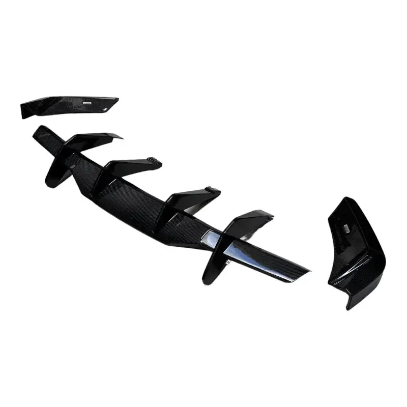 Carbon Fiber Aero Rear Diffuser W/Splitter For C8 Corvette Base / Z51 1