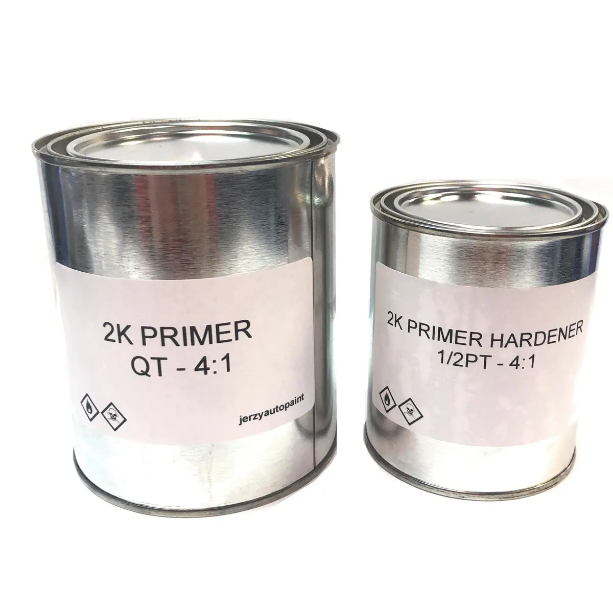 Quart 2K Gray Primer With Hardener 4:1 Mixing Ratio 1