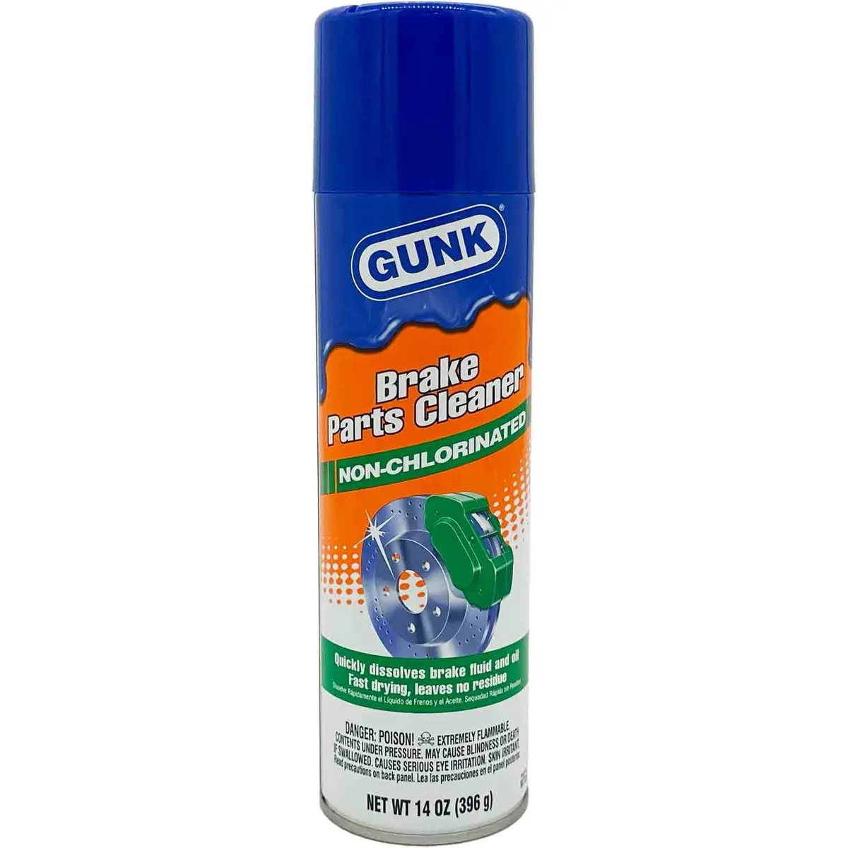 Gunk M705 Non-Chlorinated Brake Parts Cleaner - 14Oz 1
