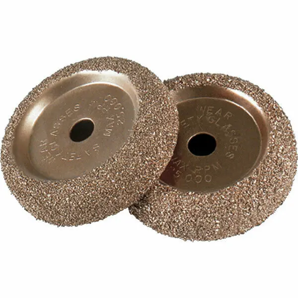Rema Tip Top 34 Tire Buffing Carbide Wheel 2-1/2" With 3/8" Arbor Hole Pack Of 2 1