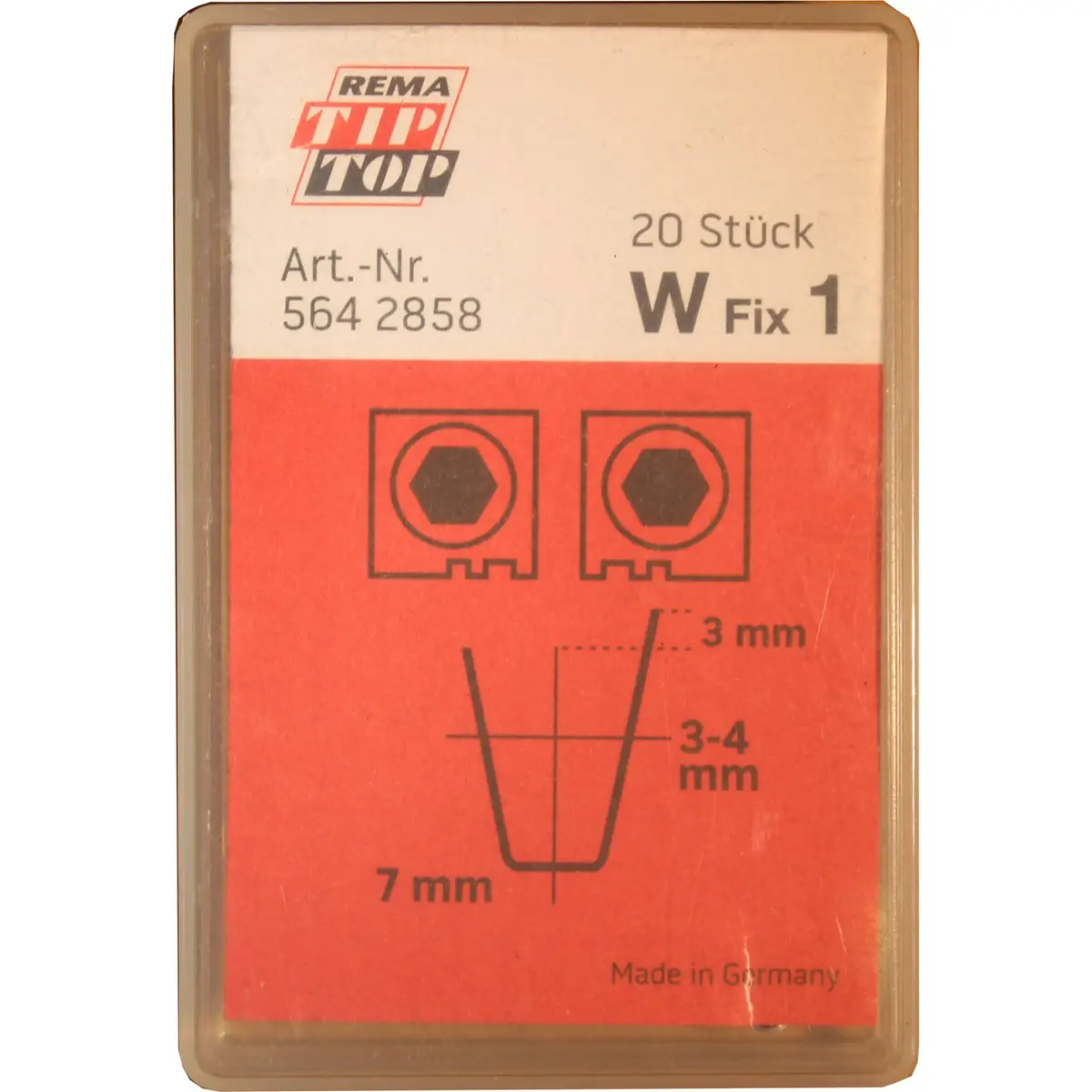Rema Tip Top W-1 Tire Regroover Blade 3 - 4Mm Pack Of 20 1