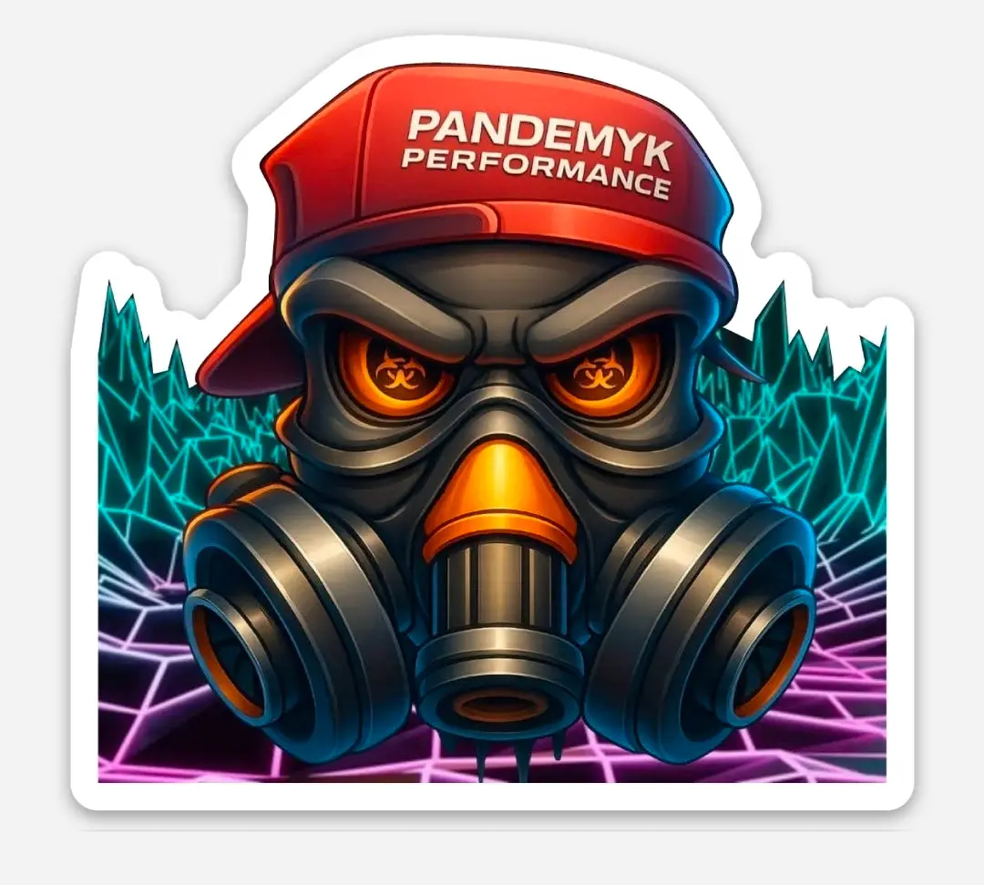 Pandemyk Gask Mask Tuner Decal 3"X3" 1