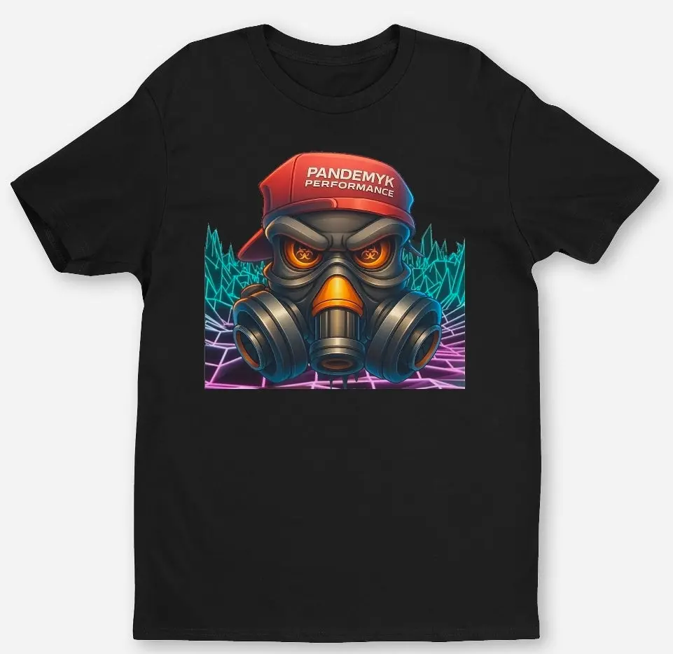 Pandemyk Gas Mask T-Shirt Black 1