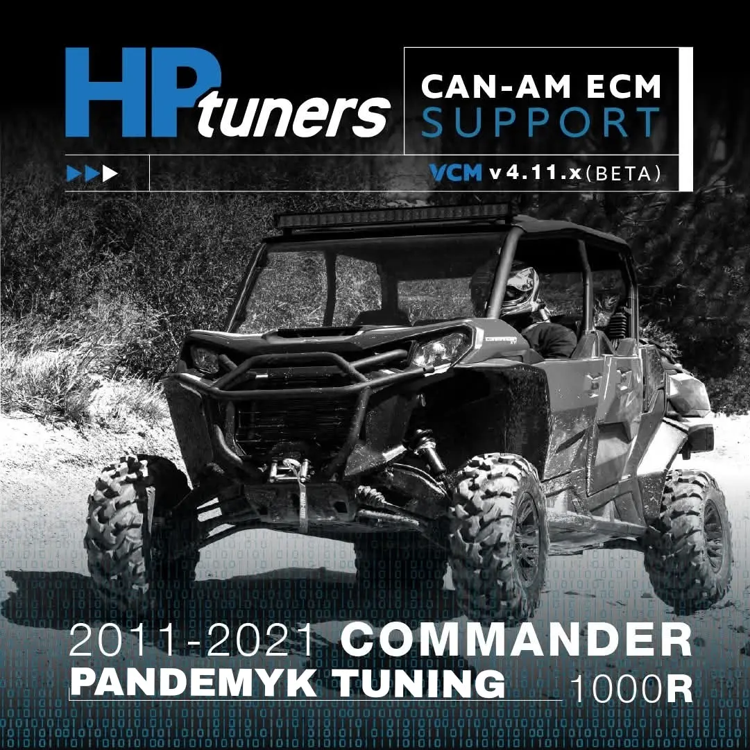 Pandemyk Performance Stage 2 Ecm Tuning For 2011-2021 Can-Am Commander W/ Hp Tuners 1