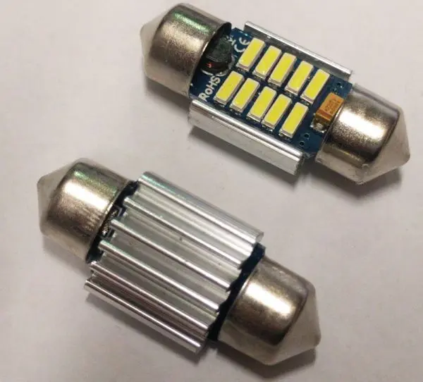 Canbus 31Mm Led Bulb (Pair) - White 1