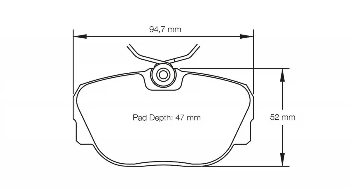 Pagid Bmw E30 318Is - 325I Front Brake Pads 1