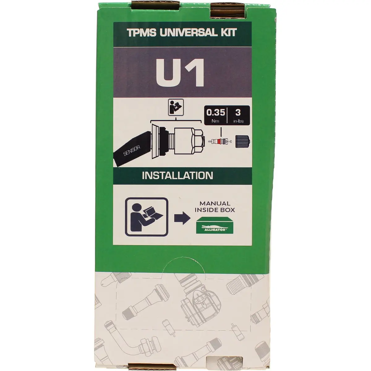 Alligator U1 Universal Metal Tpms Service Kit Box Of 20 2