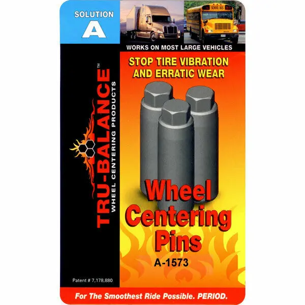 Tru-Balance A-1573 Wheel Centering Pins Solution A 4" 22.5/24.5 Wheels 1