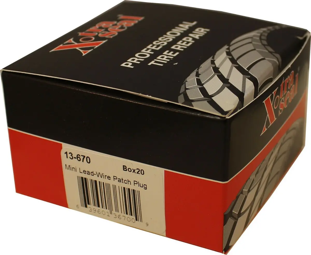 Xtra Seal 13-670 1/8" Lead Wire Combination  Patch Plug 1" Patch Box Of 20 1