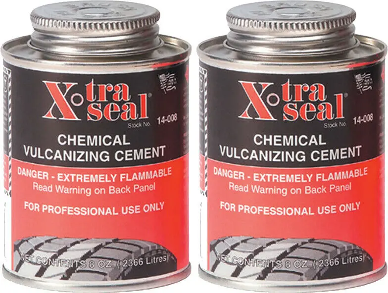 Xtra Seal 14-008 Chemical Vulcanizing Cement 8Oz Pack Of 2 1