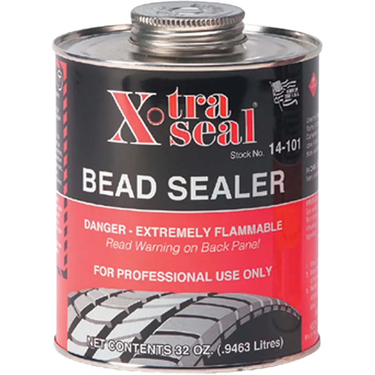 Xtra Seal 14-101 Tire Bead Sealer In Brush Top 32 Oz Can Pack Of 6 1