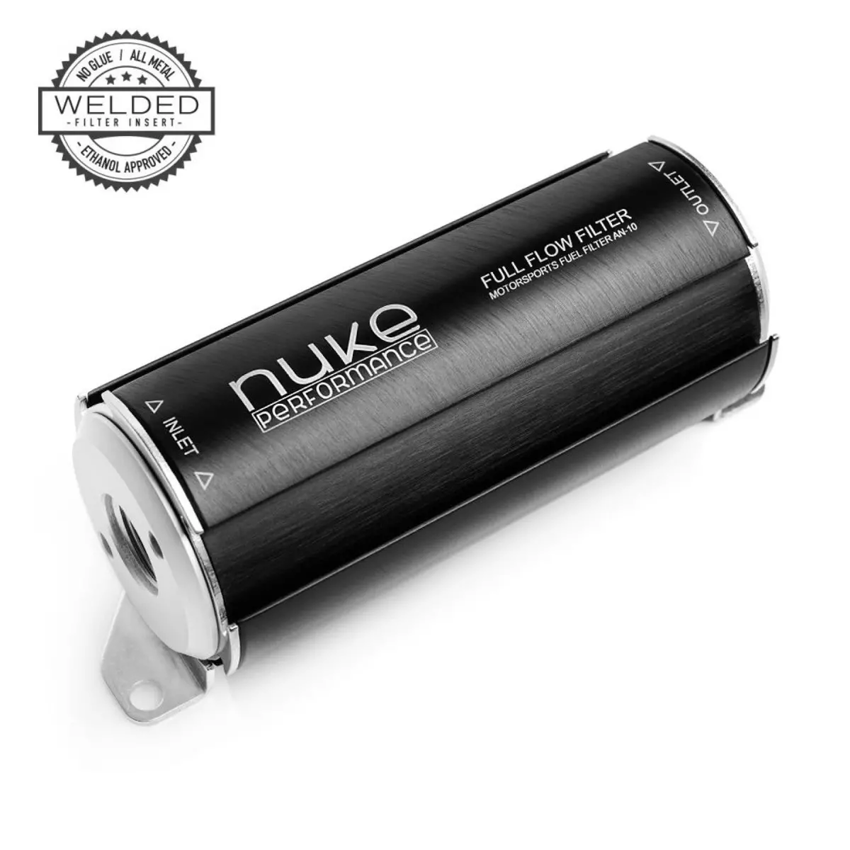 Nuke Performance Fuel Filter 10 Micron An-10 – Welded Stainless Steel Element 1
