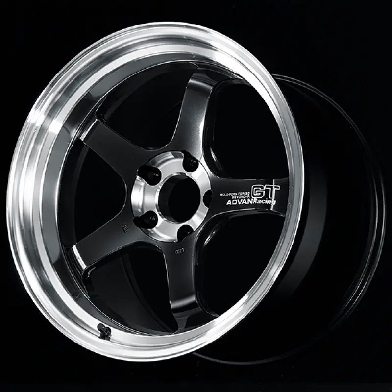 Advan Gt Beyond-R Alloy Wheel – 18X11.0", +15Mm Offset, 5X114.3 Pcd, 73Mm Bore, Diamond-Cut & Dark Platinum Black Finish 1