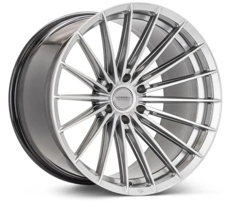 Vossen Hfx-4 Hyper Silver Forged Wheel – 24X10", 6X135 Bolt Pattern, Et35 Offset, 87.1Mm Center Bore 1