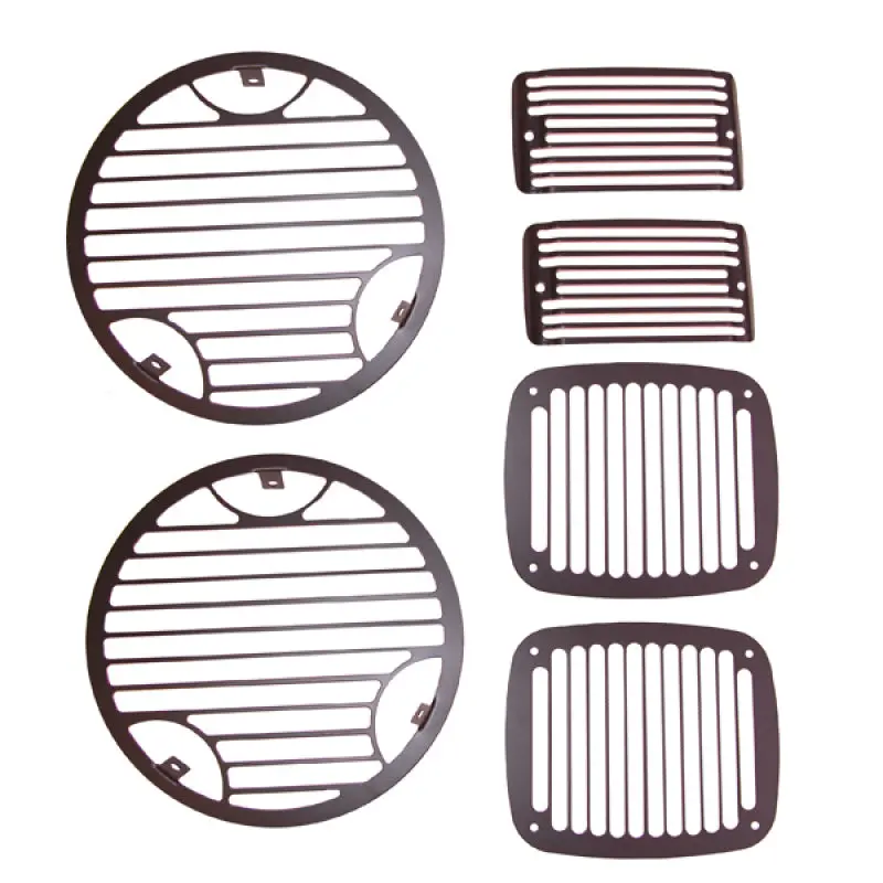 Rugged Ridge Billet Stone Guard Kit For 1997–2006 Jeep Wrangler (Tj) 1