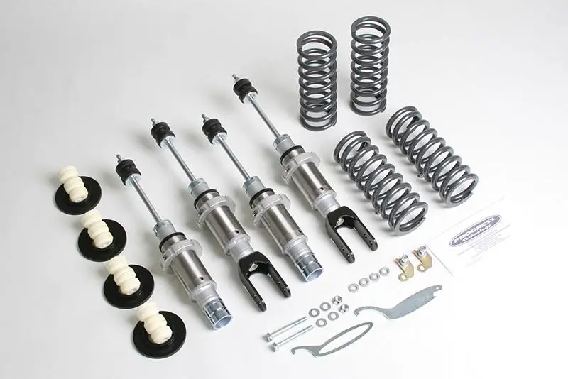Progress Technology Coilover System For Acura Integra (1994–2001) & Honda Civic/Si (1996–2000) – 550Lb Front/Rear Spring Rates, Factory-Top Hat Compatible 1