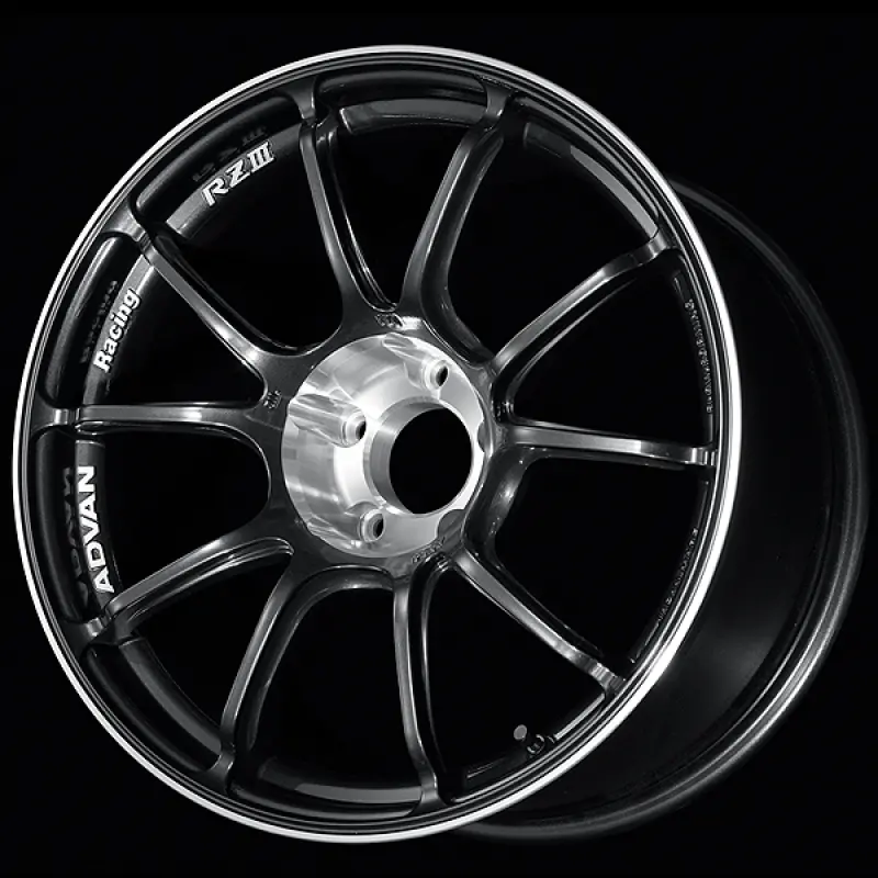 Advan Rziii 18X10.5 / +15 Offset / 5X114.3 Bc / 73Mm Bore / Black Gun Metallic & Diamond Cut 1