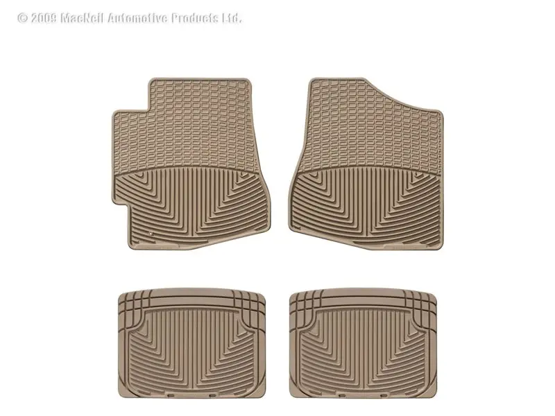 Wt Rubber Mats - Rear - Tan 1