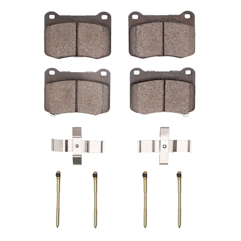 R1 Semi-Metallic Brake Pad & Hardware Kit – Rear Fitment For 2008–2014 Lexus Is F 1