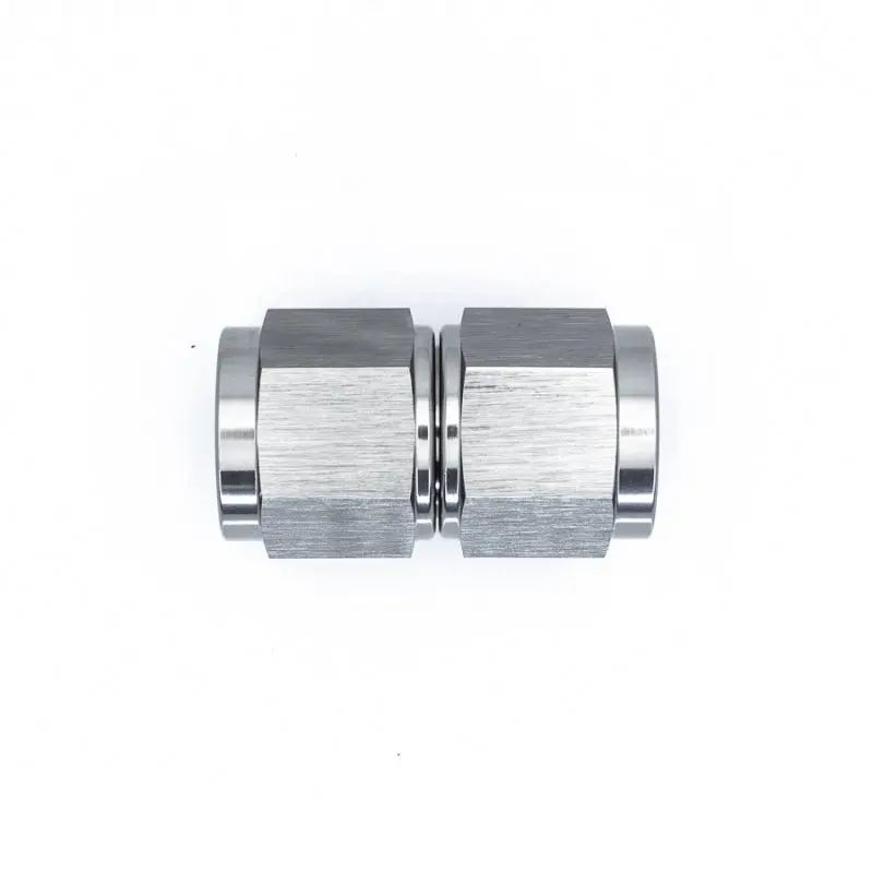 Deatschwerks 8An Swivel Fitting – Female Flare To Female Flare, Titanium-Anodized 1
