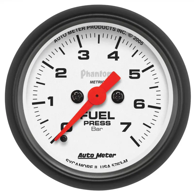 Autometer Gauge Fuel Pressure 2-1/16In. 7Bar Digital Stepper Motor Phantom 1