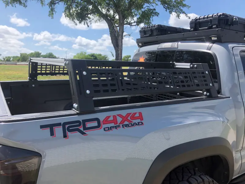 Cali Raised Overland Bed Rack For 2005–2023 Toyota Tacoma – Short Bed, Mid-Height Design 1