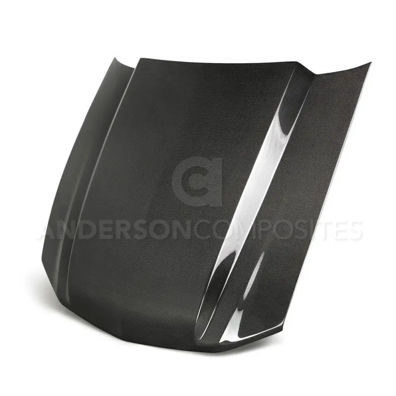 Anderson Composites Carbon Fiber Cowl Hood For 2013–2014 Ford Mustang Type-Cj 1