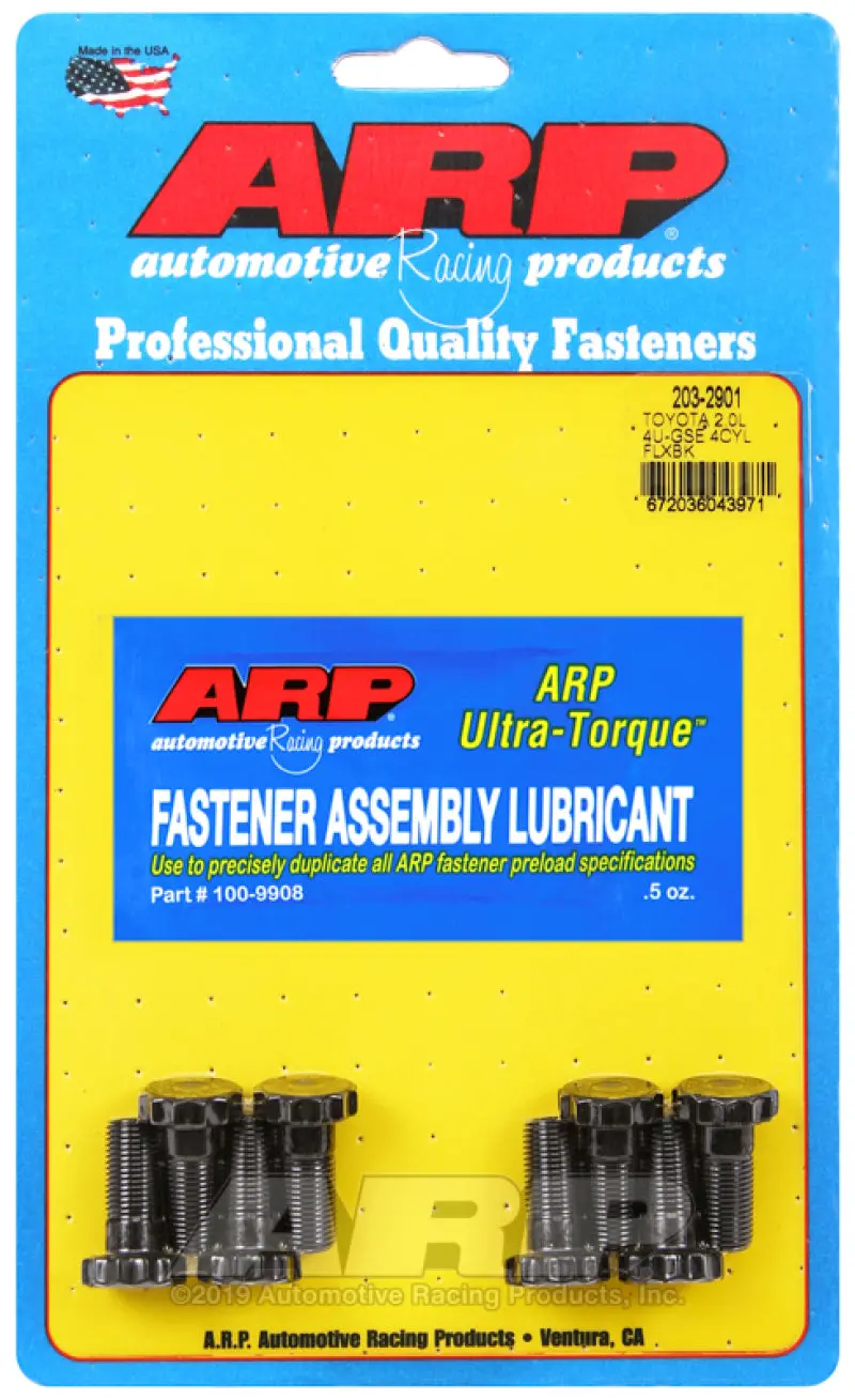 Arp Flexplate Bolt Kit For Toyota 2.0L 4U-Gse Engines – High-Strength Chromoly Steel Fasteners 1